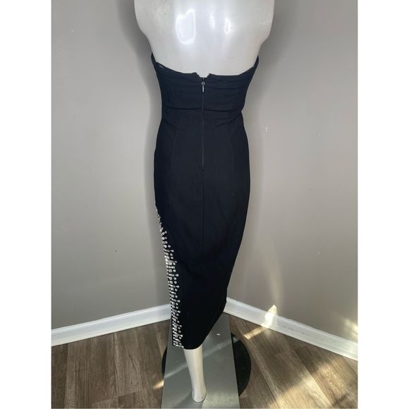 Cinq à Sept Sammy Embellished Strapless Midi-Dress - Picture 9 of 11